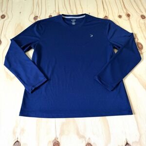 Reel Legends Freeline Shirt Mens Large Blue Long Sleeve Performance Fishing